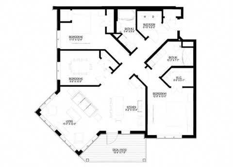 3 Bedroom Floor Plan